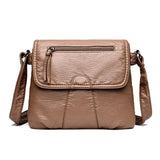 REPRCLA Brand Designer Women Messenger Bags Crossbody Soft PU Leather Shoulder Bag High Quality Fashion Women Bags Handbags