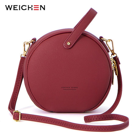 Simple Pure Color Women Mini Lock Flap Messenger Bag PU Leather Girls Casual Shoulder Bags Female Small Handbags