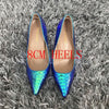 2019 New fashion woman shoes snake printing party wedding shoes big size 35-42 sexy pointed toe high heels pumps women shoes